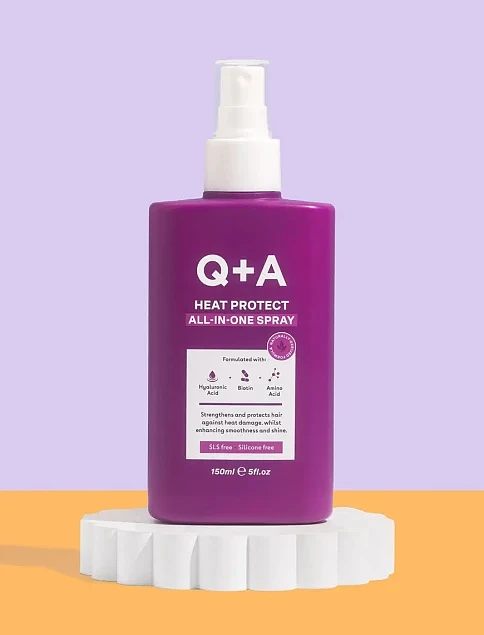 Термозащита для волос Q+A Heat Protect All-in-One Spray, 150ml - фото 2 - Miraton