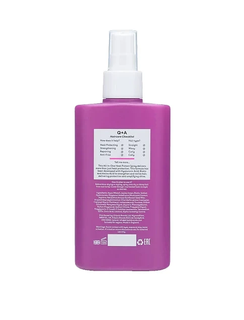 Термозащита для волос Q+A Heat Protect All-in-One Spray, 150ml - фото 4 - Miraton