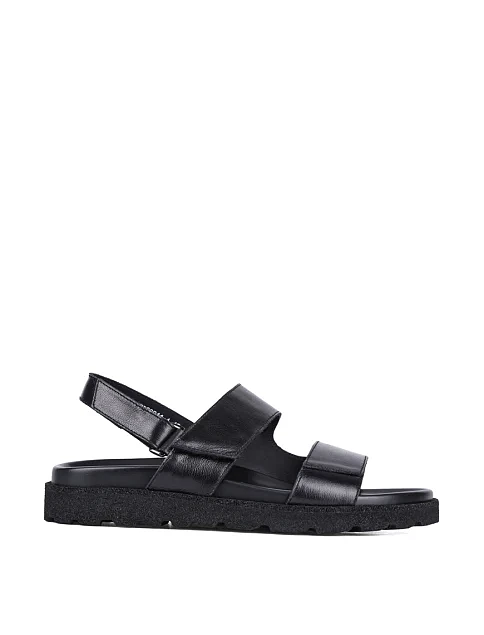 Чоловічі сандалі Miguel Miratez шкіряні чорні - фото 1 - Miraton
