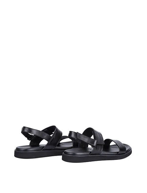 Чоловічі сандалі Miguel Miratez шкіряні чорні - фото 4 - Miraton