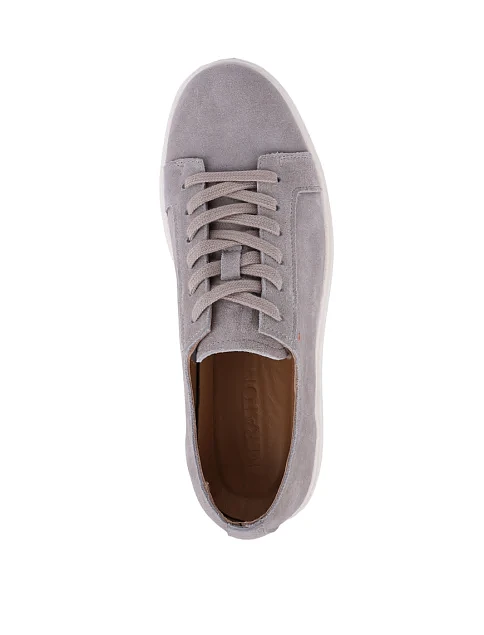 Чоловічі кеди MIRATON замшеві сірі - фото 5 - Miraton