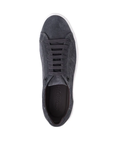 Чоловічі кеди MIRATON замшеві сірі - фото 5 - Miraton