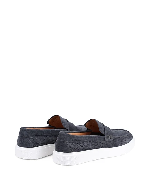 Мужские туфли MIRATON замшевые серые - фото 4 - Miraton