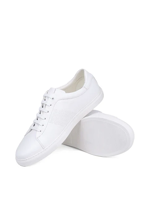 Чоловічі кеди MIRATON шкіряні білі - фото 2 - Miraton