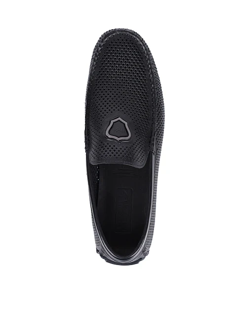 Чоловічі мокасини Miguel Miratez шкіряні чорні - фото 2 - Miraton