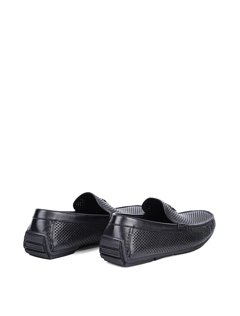 Чоловічі мокасини Miguel Miratez шкіряні чорні - фото 4 - Miraton