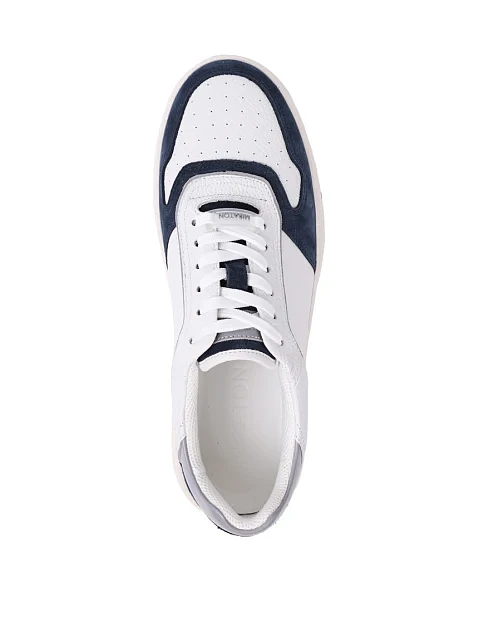 Чоловічі кеди MIRATON шкіряні білі - фото 5 - Miraton