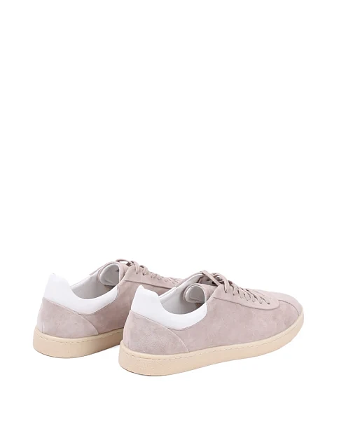 Чоловічі кеди MIRATON замшеві бежеві - фото 4 - Miraton