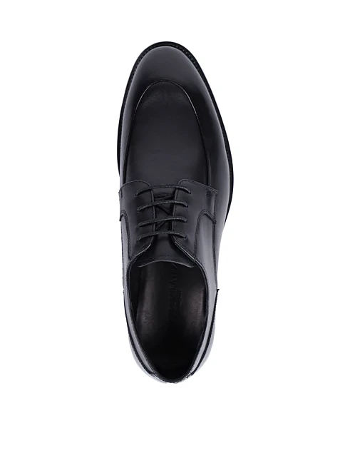 Мужские туфли Miguel Miratez кожаные черные - фото 2 - Miraton