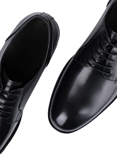 Мужские туфли Miguel Miratez кожаные черные - фото 5 - Miraton