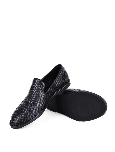 Мужские туфли Miguel Miratez кожаные черные - фото 2 - Miraton