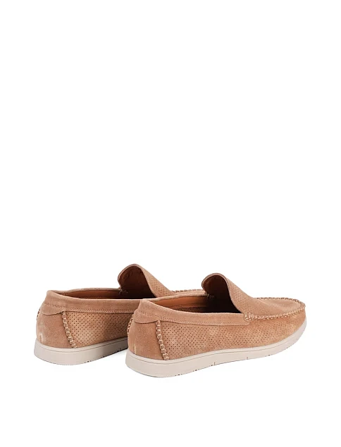 Чоловічі туфлі Miguel Miratez замшеві бежеві - фото 4 - Miraton