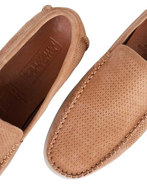 Чоловічі туфлі Miguel Miratez замшеві бежеві - фото 5 - Miraton