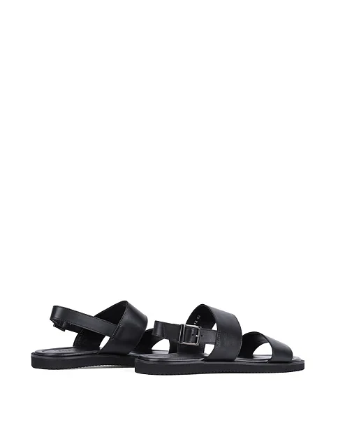 Чоловічі сандалі Miguel Miratez шкіряні чорні - фото 4 - Miraton