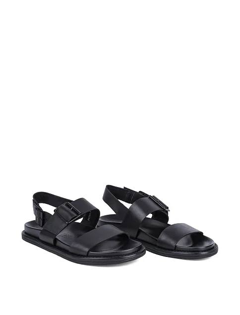 Чоловічі сандалі Miguel Miratez шкіряні чорні - фото 3 - Miraton