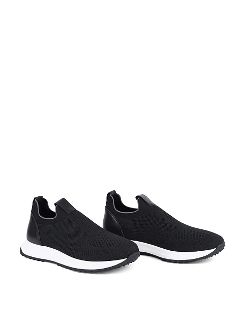 Мужские кроссовки MIRATON тканевые черные - фото 3 - Miraton