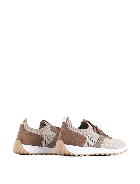 Чоловічі кросівки MIRATON тканинні бежеві - фото 4 - Miraton