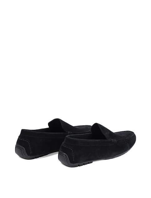 Мужские мокасины Miguel Miratez замшевые черные - фото 4 - Miraton