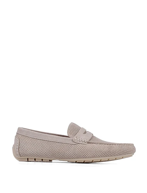 Чоловічі мокасини Miguel Miratez замшеві бежеві - фото 1 - Miraton