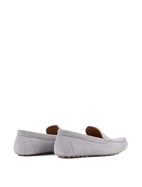 Чоловічі мокасини Miguel Miratez замшеві сірі - фото 4 - Miraton