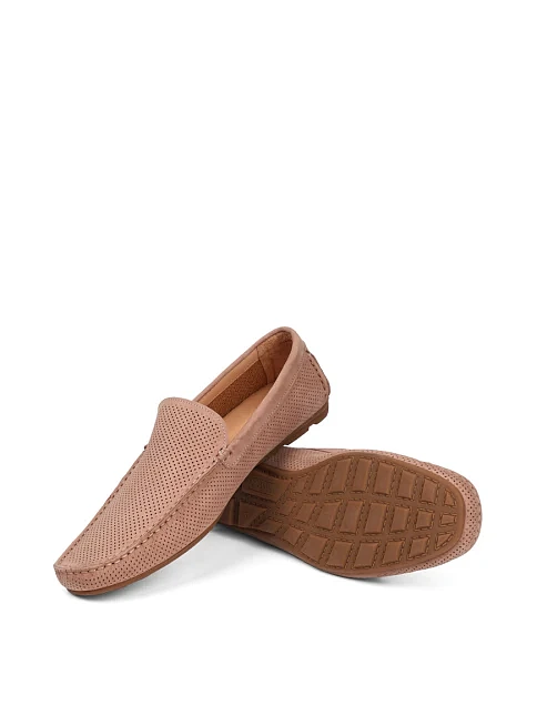 Чоловічі мокасини Miguel Miratez з нубуку бежеві - фото 2 - Miraton