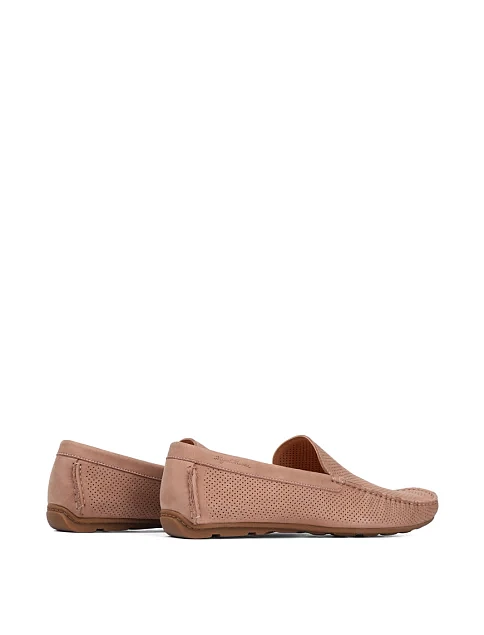 Чоловічі мокасини Miguel Miratez з нубуку бежеві - фото 4 - Miraton