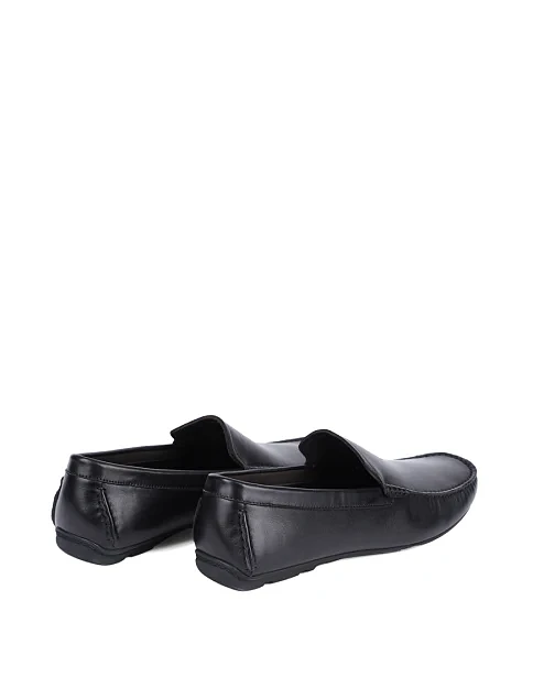 Мужские мокасины Miguel Miratez кожаные черные - фото 4 - Miraton