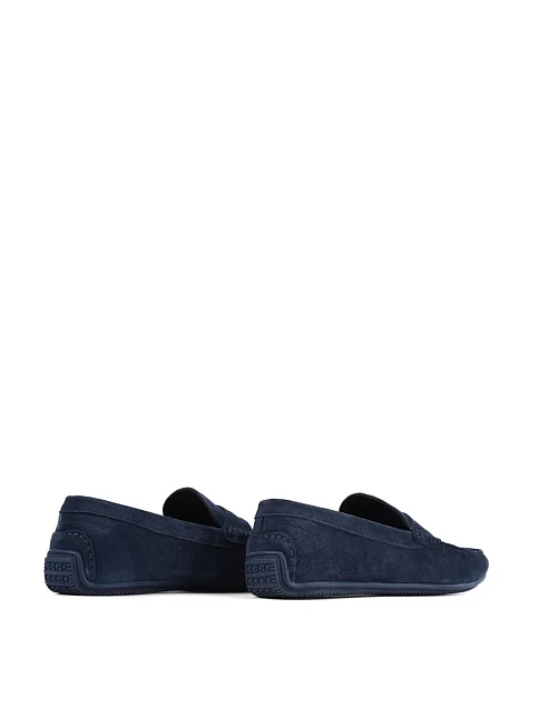 Мужские мокасины Miguel Miratez замшевые синие - фото 4 - Miraton