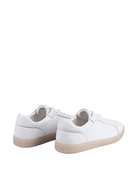 Чоловічі кеди MIRATON шкіряні білі - фото 4 - Miraton