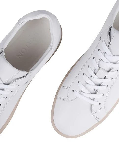 Чоловічі кеди MIRATON шкіряні білі - фото 5 - Miraton