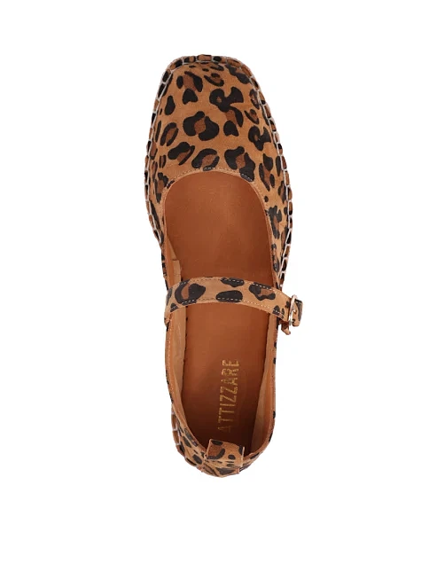 Жіночі еспадрільї Attizzare велюрові леопардові - фото 2 - Miraton