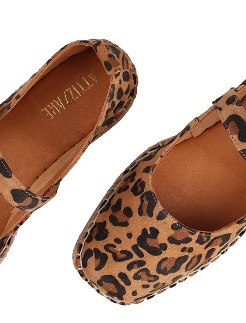 Жіночі еспадрільї Attizzare велюрові леопардові - фото 5 - Miraton