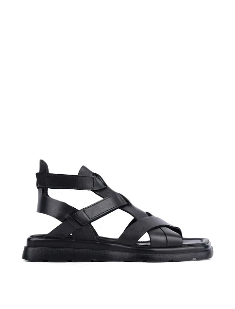 Женские сандалии Attizzare кожаные черные - фото 1 - Miraton