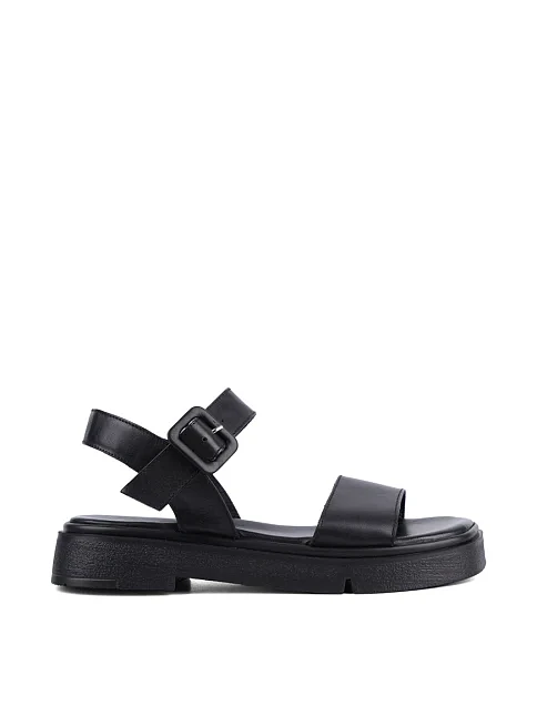 Женские сандалии Attizzare кожаные черные - фото 1 - Miraton