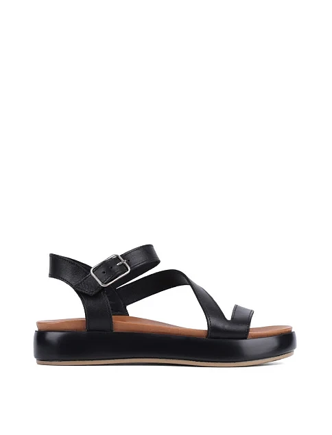 Женские сандалии Attizzare кожаные черные - фото 1 - Miraton