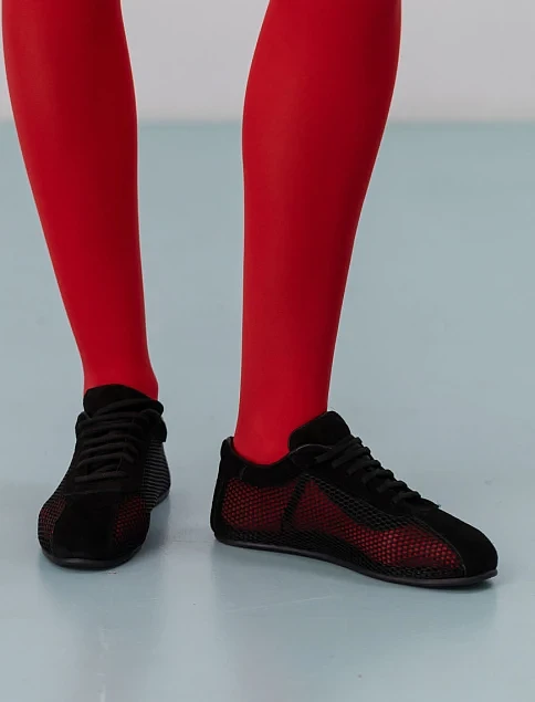 Жіночі кросівки Attizzare з сітки чорні - фото 2 - Miraton