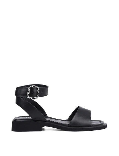 Женские сандалии Attizzare кожаные черные - фото 1 - Miraton