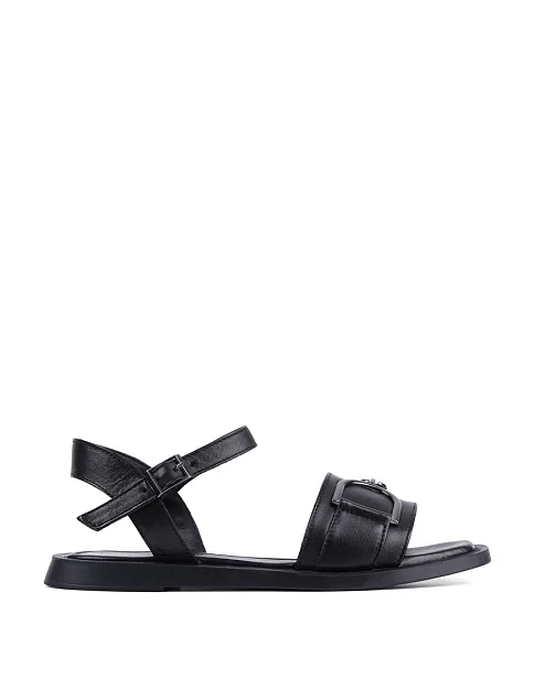 Женские сандалии Attizzare кожаные черные - фото 1 - Miraton