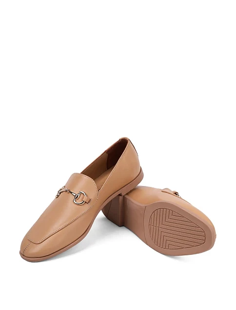 Жіночі сліпери Attizzare шкіряні бежеві - фото 2 - Miraton