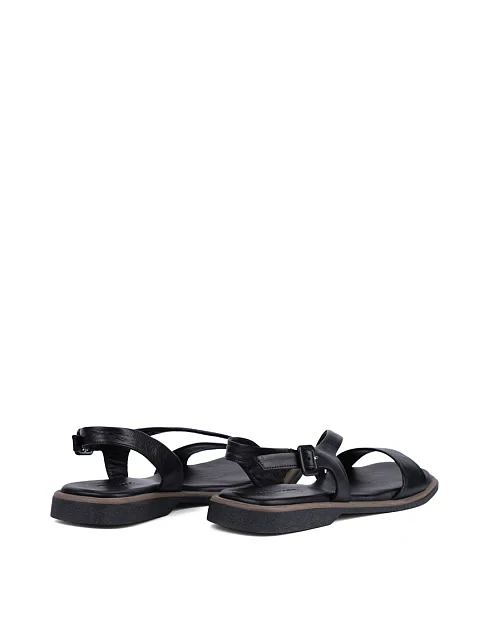 Женские сандалии Attizzare кожаные черные - фото 4 - Miraton