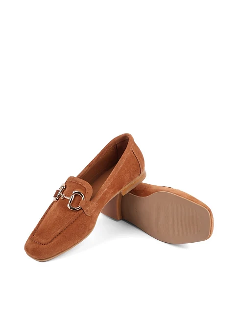 Женские слиперы Attizzare велюровые коричневые - фото 2 - Miraton