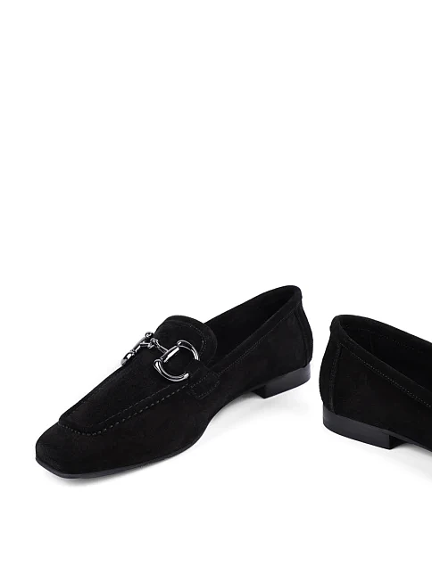 Женские слиперы Attizzare велюровые черные - фото 2 - Miraton