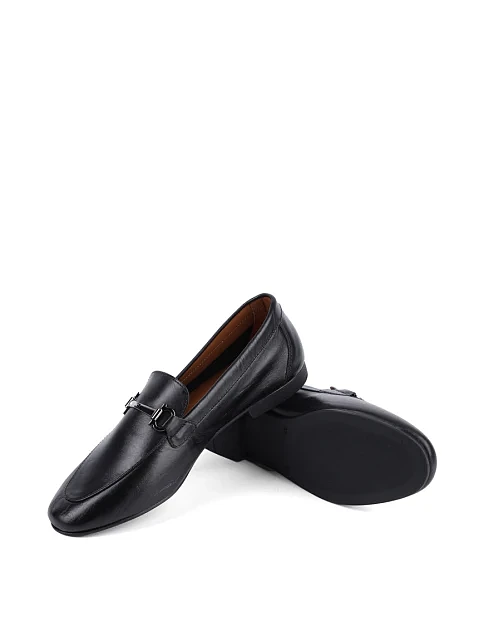 Женские слиперы Attizzare кожаные черные - фото 2 - Miraton