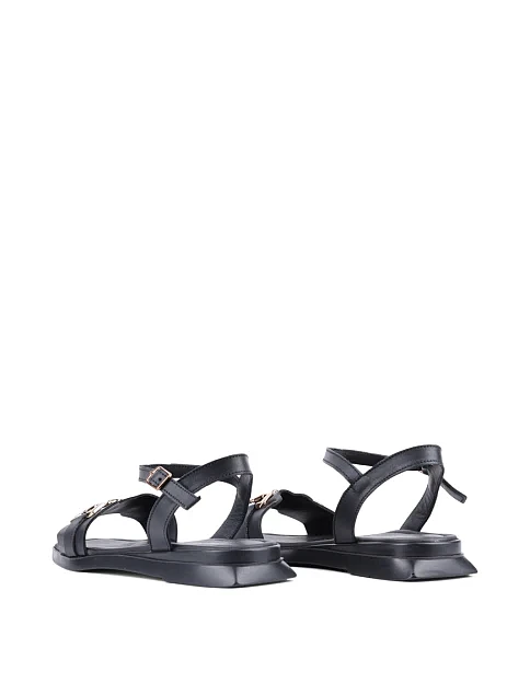 Жіночі сандалі Attizzare шкіряні чорні - фото 3 - Miraton