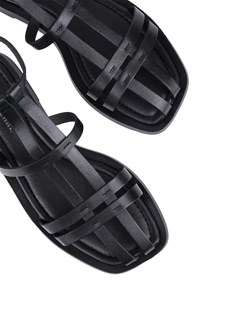 Жіночі сандалі Attizzare шкіряні чорні - фото 5 - Miraton