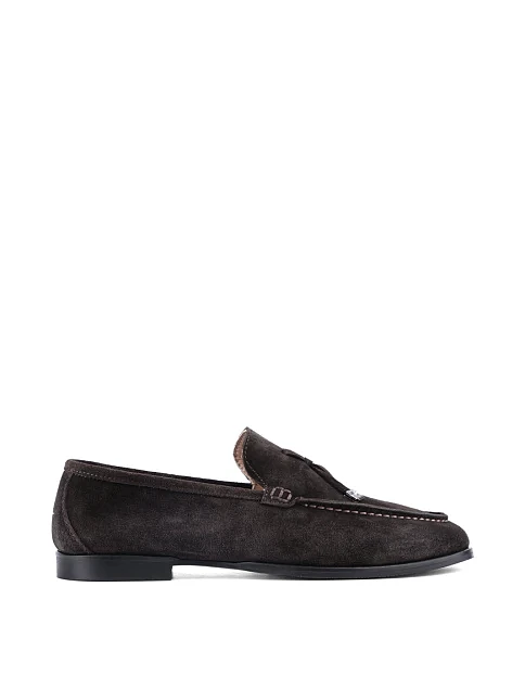 Женские слиперы Attizzare велюровые коричневые - фото 1 - Miraton