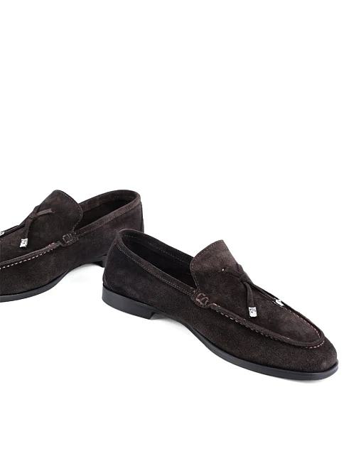 Женские слиперы Attizzare велюровые коричневые - фото 2 - Miraton