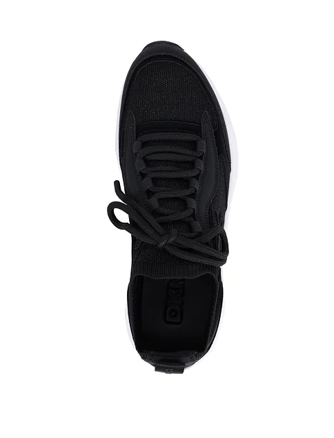 Женские кроссовки DKNY из экокожи черные - фото 5 - Miraton