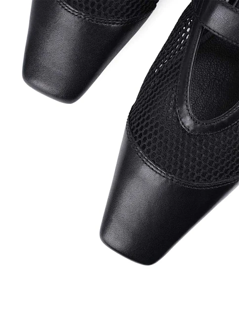 Женские балетки Мэри Джейн Vagabond кожаные черные - фото 5 - Miraton