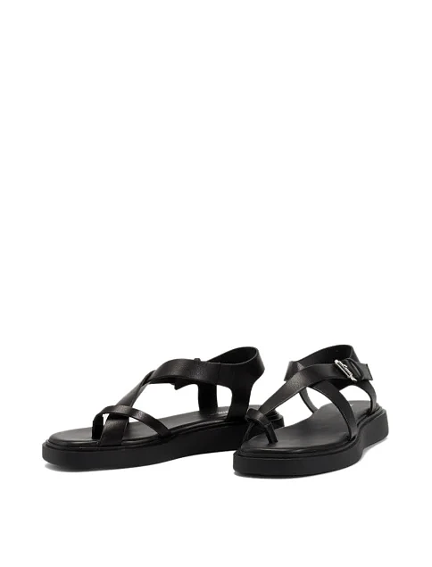 Женские сандалии Vagabond Connie кожаные черные - фото 2 - Miraton